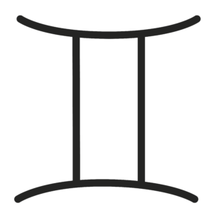 Picto signe astrologique Gémeaux